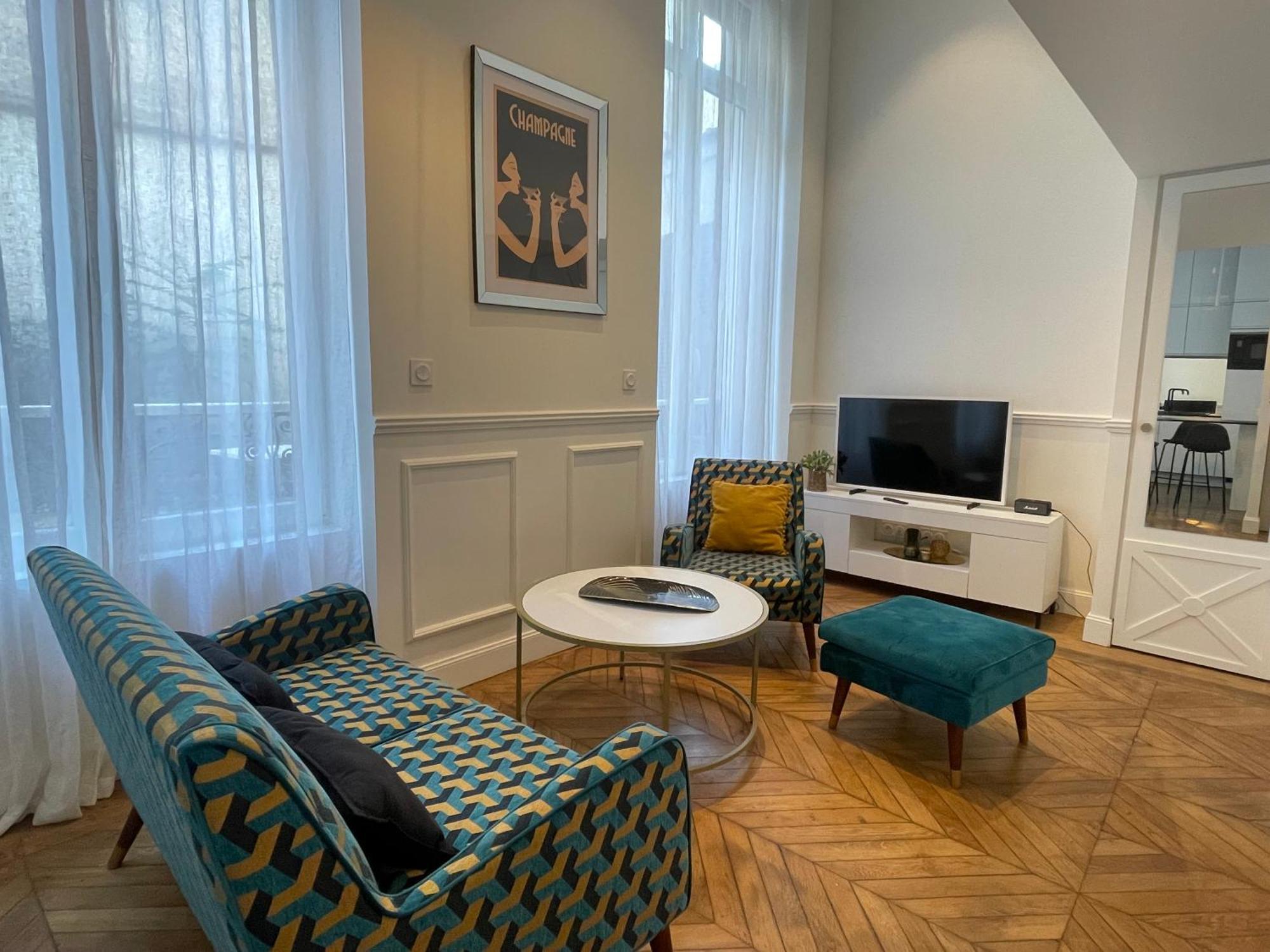 Appartement De Charme Art Deco - Hyper-Centre Ville - Place D'Erlon - Gare - Reims Ngoại thất bức ảnh